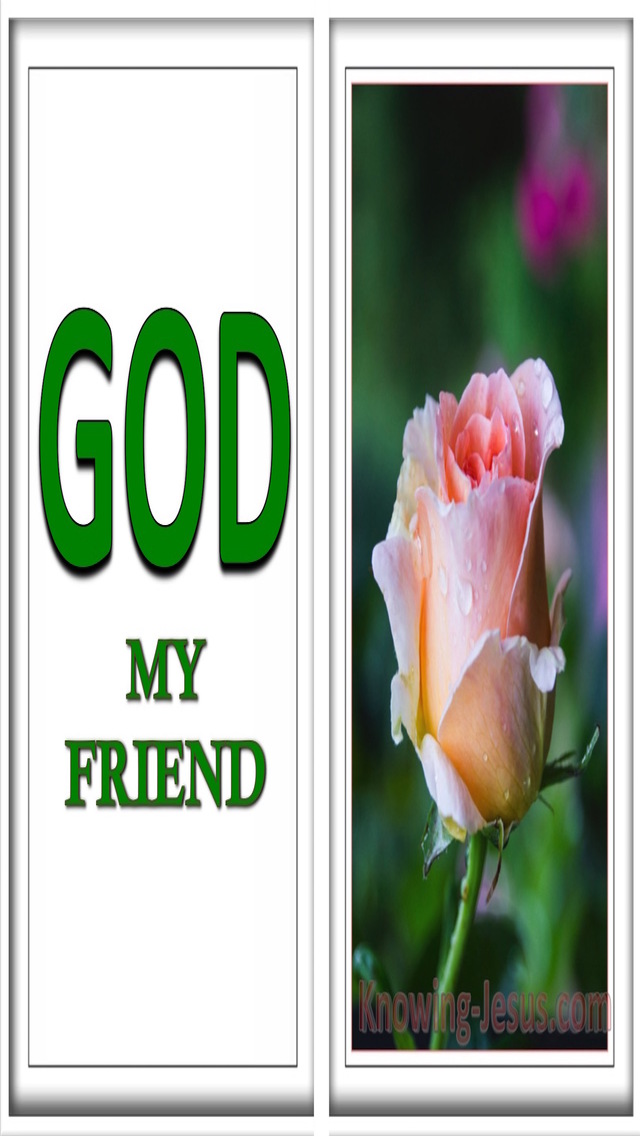 God, My Friend (devotional)02-20 (green)
